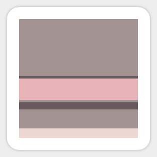 A superb brew of Wenge, Grey, Lotion Pink and Pale Chestnut stripes. Sticker